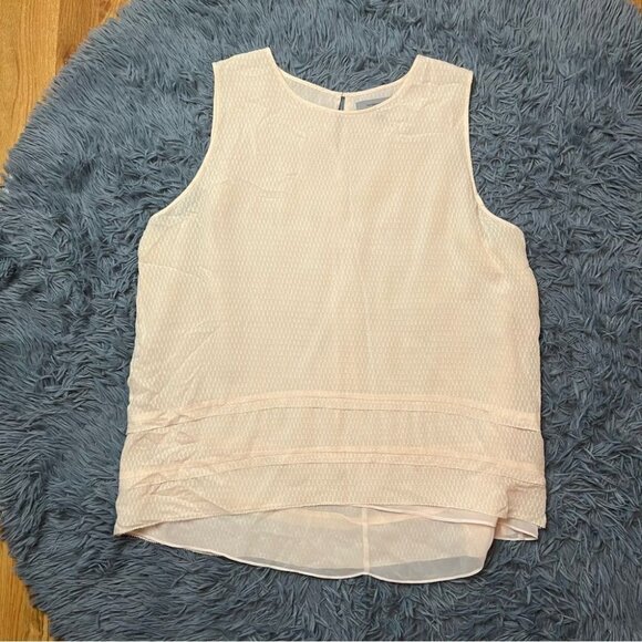 Classiques Entier Cream Silk Top Size XL - Picture 1 of 7